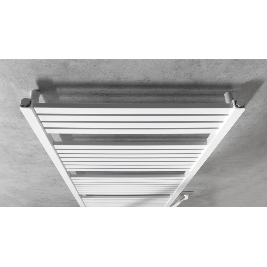 Aqualine - Radiador eléctrico de baño TONDI-E 800W/230V 169 cm blanco