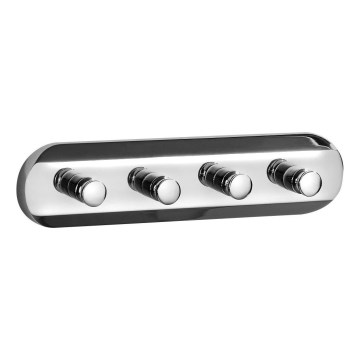 Aqualine - Toallero de pared SAMBA 21 cm cromo brillante