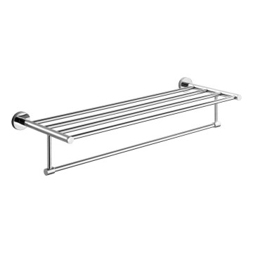 Aqualine - Toallero de pared SAMBA 21x62,5 cm cromo brillante