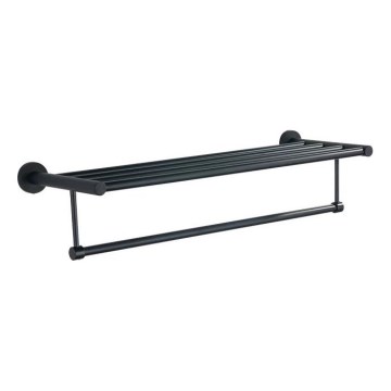 Aqualine - Toallero de pared SAMBA 21x62,5 cm negro