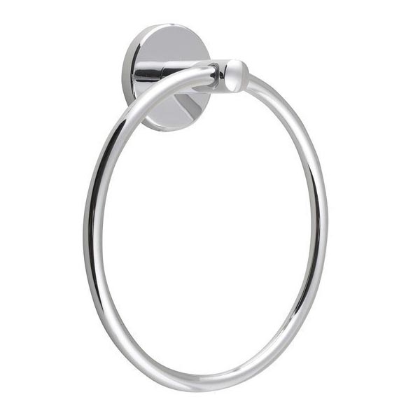 Aqualine - Toallero de pared SAMBA diá. 15,5 cm cromo brillante