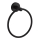 Aqualine - Toallero de pared SAMBA diá. 15,5 cm negro