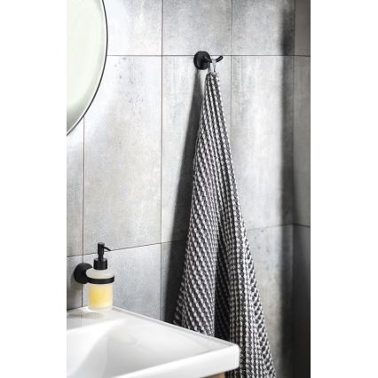 Aqualine - Toallero de pared SAMBA negro
