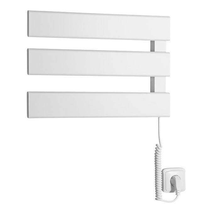 Aqualine - Toallero eléctrico ELVIS 50W/230V 34,2 cm blanco derecho