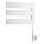 Aqualine - Toallero eléctrico ELVIS 50W/230V 34,2 cm blanco derecho