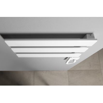 Aqualine - Toallero eléctrico ELVIS 50W/230V 34,2 cm blanco derecho