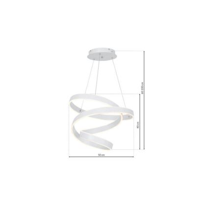 Araña LED colgante ANDROMEDA LED/45W/230V