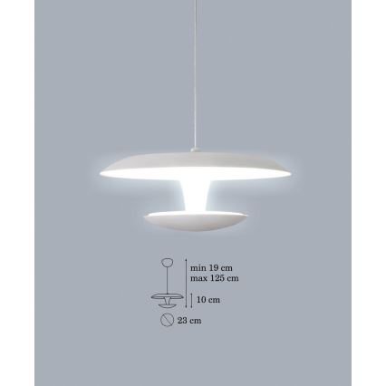 Araña LED colgante FLY LED 1xLED/15W/230V