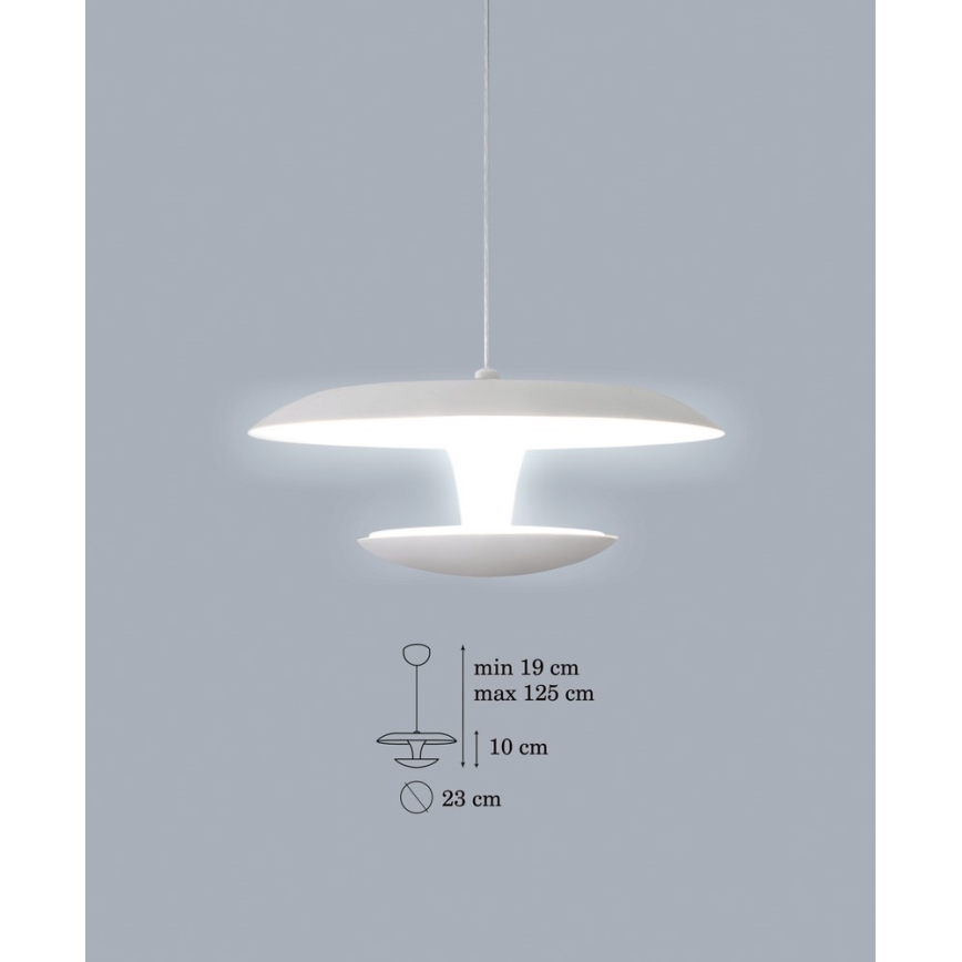 Araña LED colgante FLY LED 1xLED/15W/230V