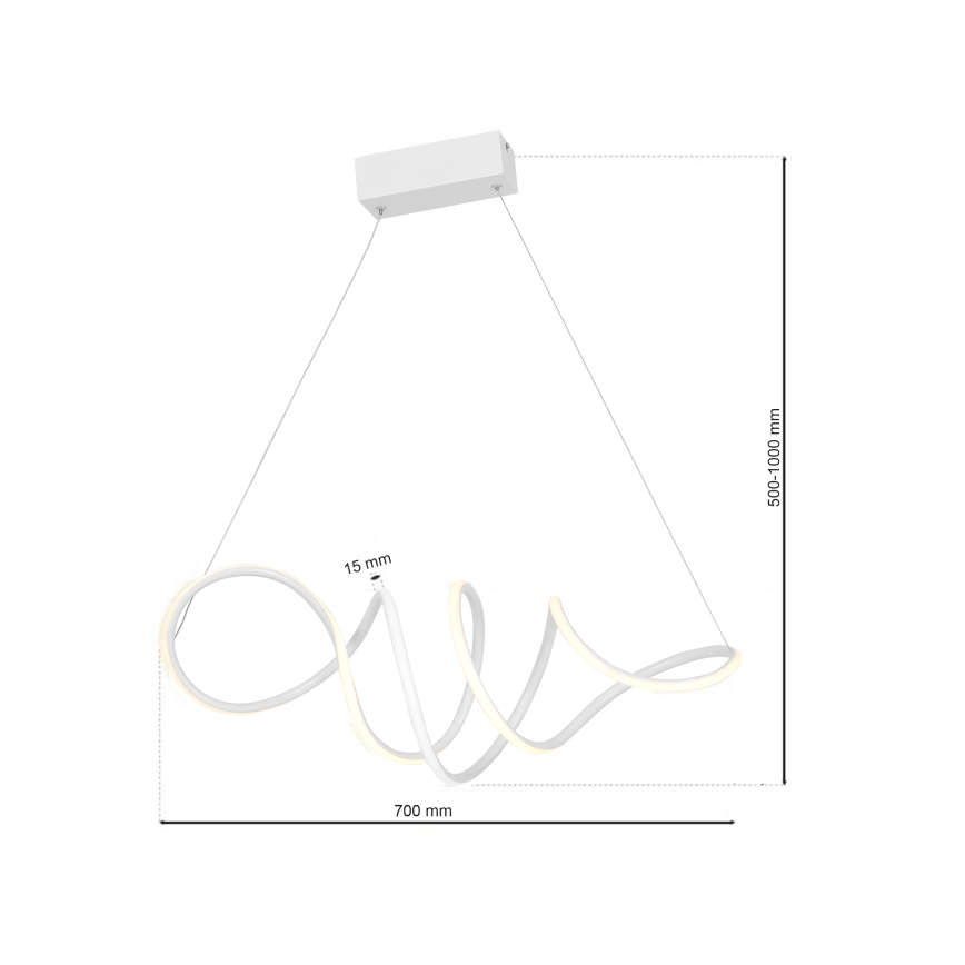 Araña LED colgante LOCA LED/50W/230V