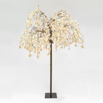 Árbol artificial decorativo de Navidad LED CEREZO 288xLED/230V 2,5 m cerezo