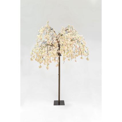 Árbol artificial decorativo de Navidad LED CEREZO 288xLED/230V 2,5 m cerezo