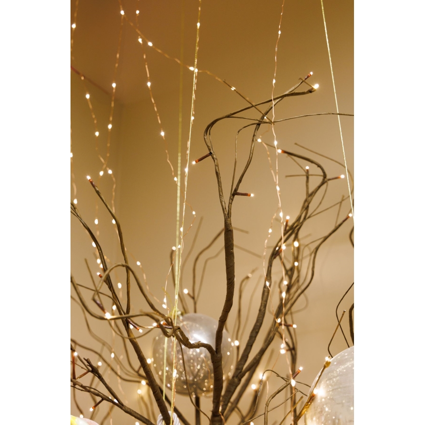 Árbol artificial decorativo de Navidad LED TREE 176xLED/230V 2,5 m