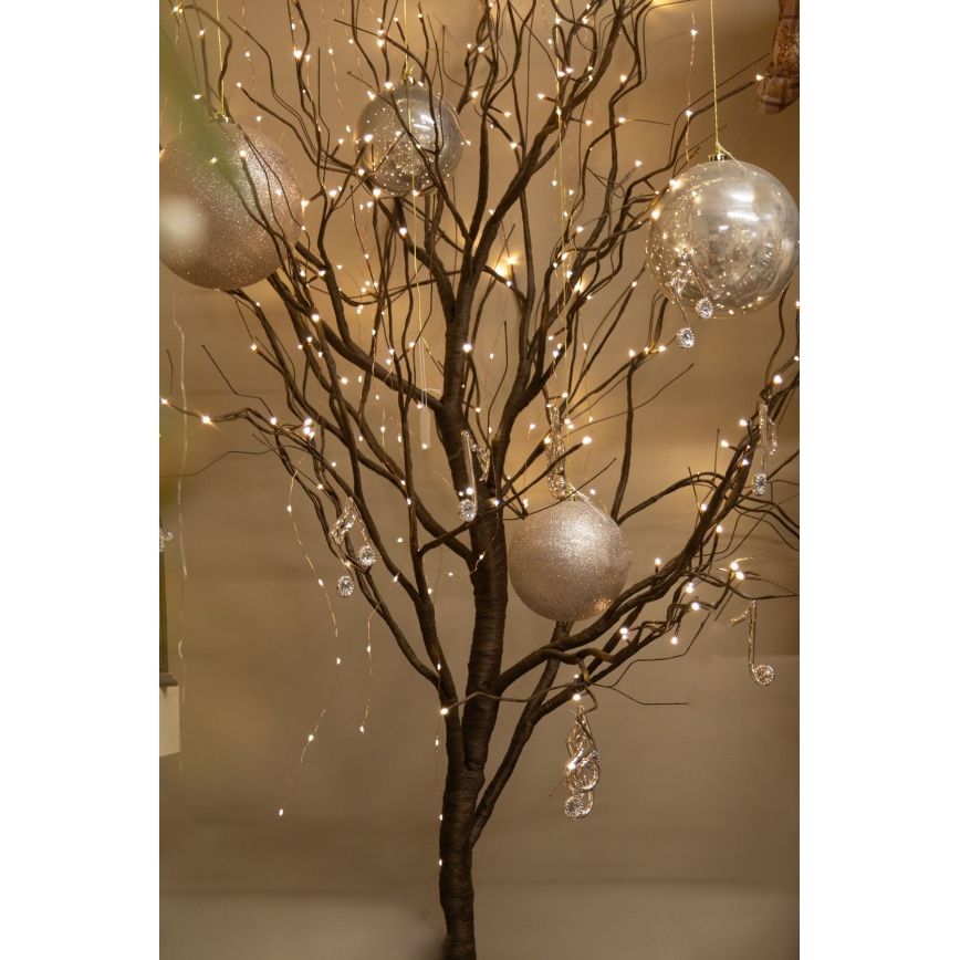 Árbol artificial decorativo de Navidad LED TREE 180xLED/230V 1,8 m