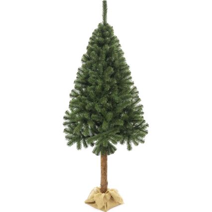 Árbol de Navidad en un tronco 160 cm abeto