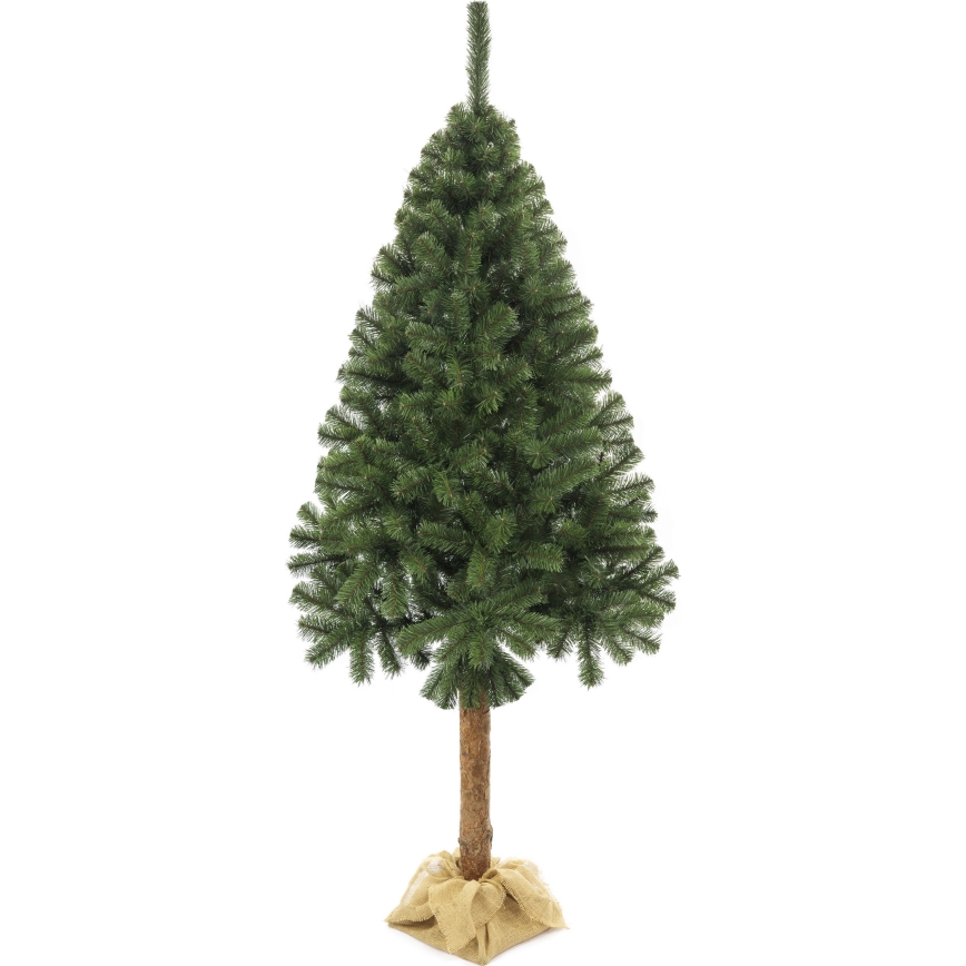 Árbol de Navidad en un tronco 160 cm abeto