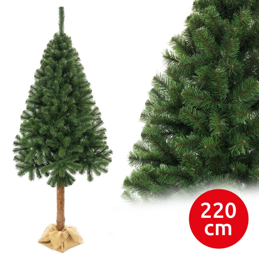 Árbol de Navidad en un tronco 220 cm abeto