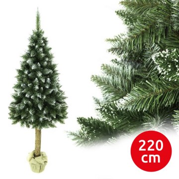 Árbol de Navidad en un tronco 220 cm abeto