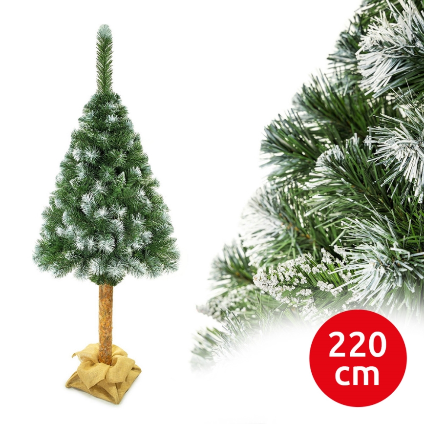 Árbol de Navidad en un tronco 220 cm pino