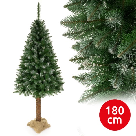 Árbol de Navidad en un tronco de 180 cm abeto