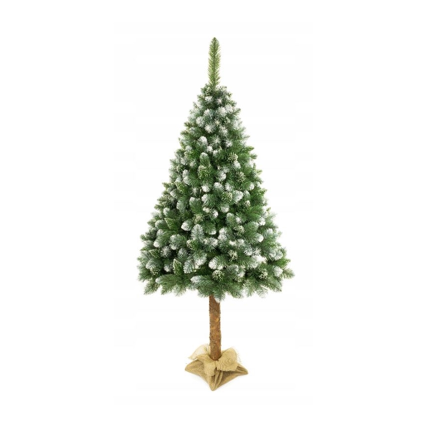 Árbol de Navidad en un tronco de pino 220 cm