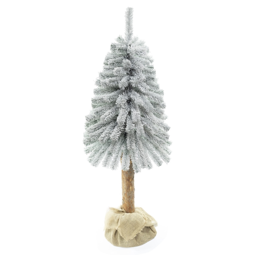 Árbol de Navidad en un tronco NATURAL WITH SNOW 150 cm abeto