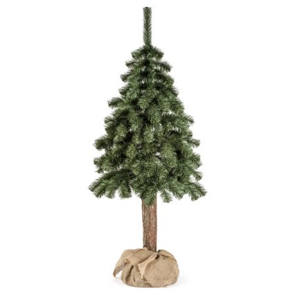 Árbol de Navidad sobre tronco NATURAL 150 cm abeto