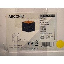 Arcchio - Aplique LED para exterior ALIMA LED/8W/230V IP44