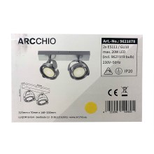 Arcchio - Foco LED regulable MUNIN 2xES111/GU10/11,5W/230V