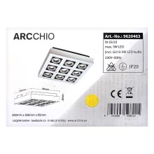 Arcchio - Foco LED VINCE 9xGU10/230V