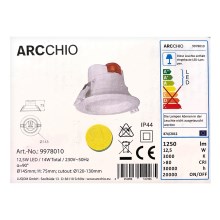 Arcchio - Lámpara empotrada LED ARIAN LED/12,5W/230V IP44