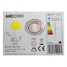 Arcchio - Lámpara empotrada SOPHIA 1xGU10/50W/230V
