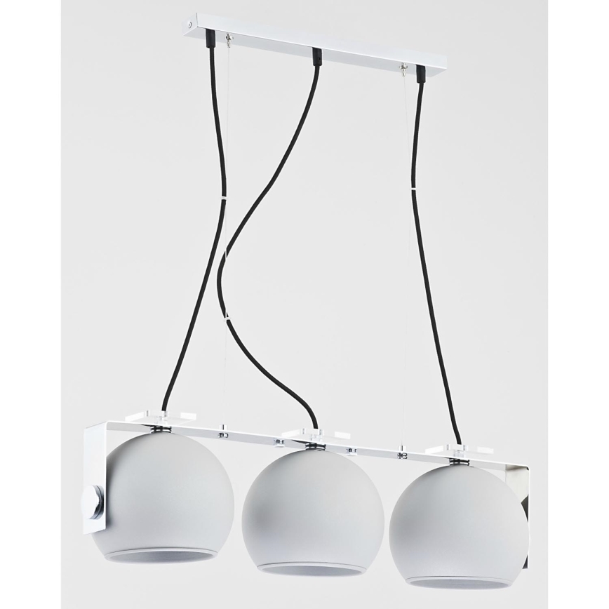 Argon 1275 - Lámpara colgante  MALMO 3xE27/60W