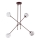 Argon 1842 - Lámpara colgante ABSOS 4xE14/7W/230V alabastro marrón