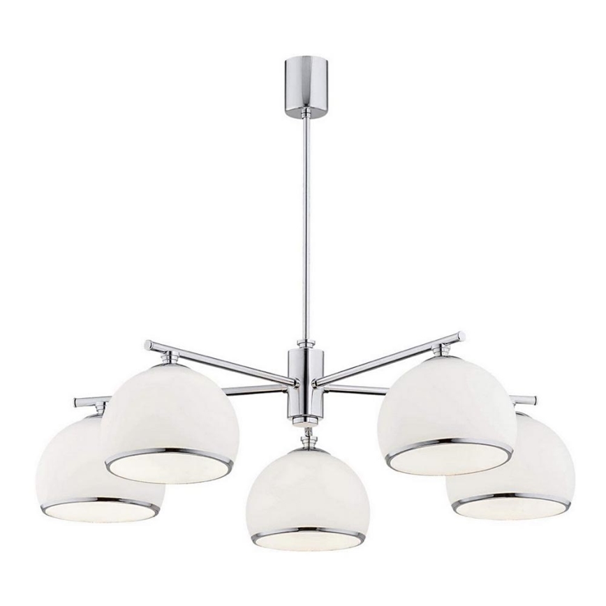 Argon 2087 - Lámpara colgante MARBELLA 5xE27/15W/230V cromo brillante