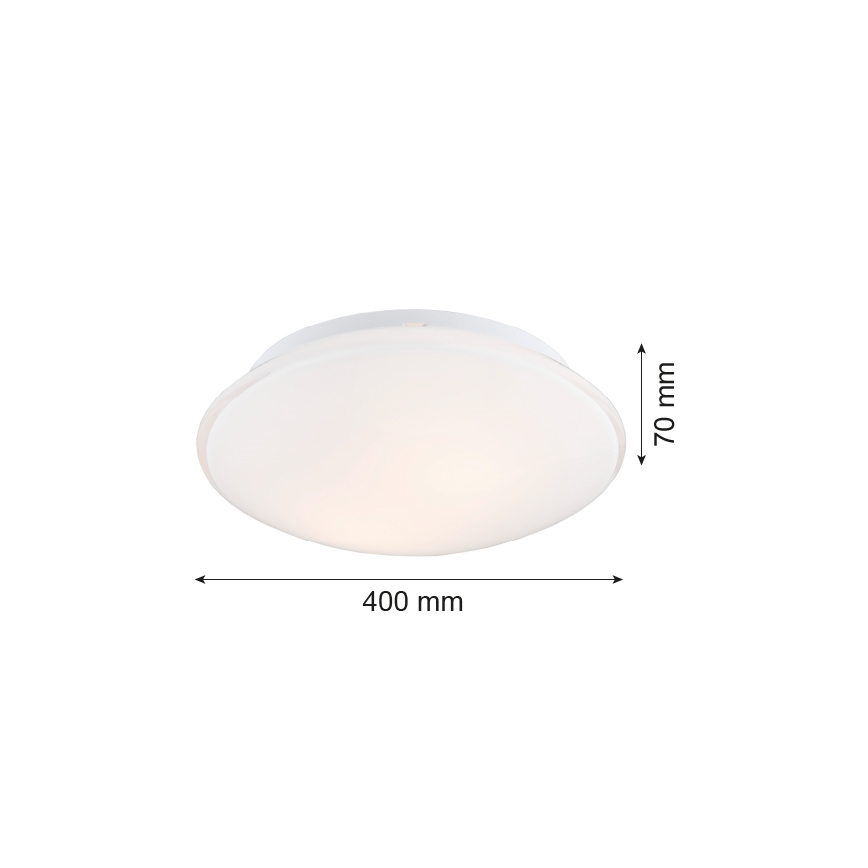 Argon 3224 - Plafón GIN 3xE27/15W/230V blanco