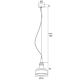 Argon 3795 - Lámpara LED colgante TULUZA LED/5W/230V
