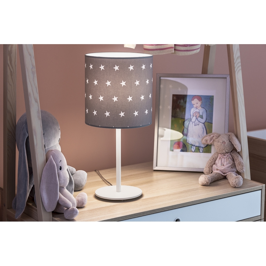Argon 4125 - Lámpara de mesa MAGIC 1xE27/15W/230V blanco