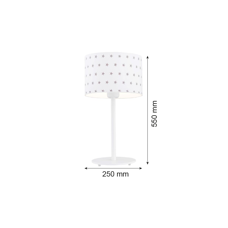 Argon 4125 - Lámpara de mesa MAGIC 1xE27/15W/230V blanco