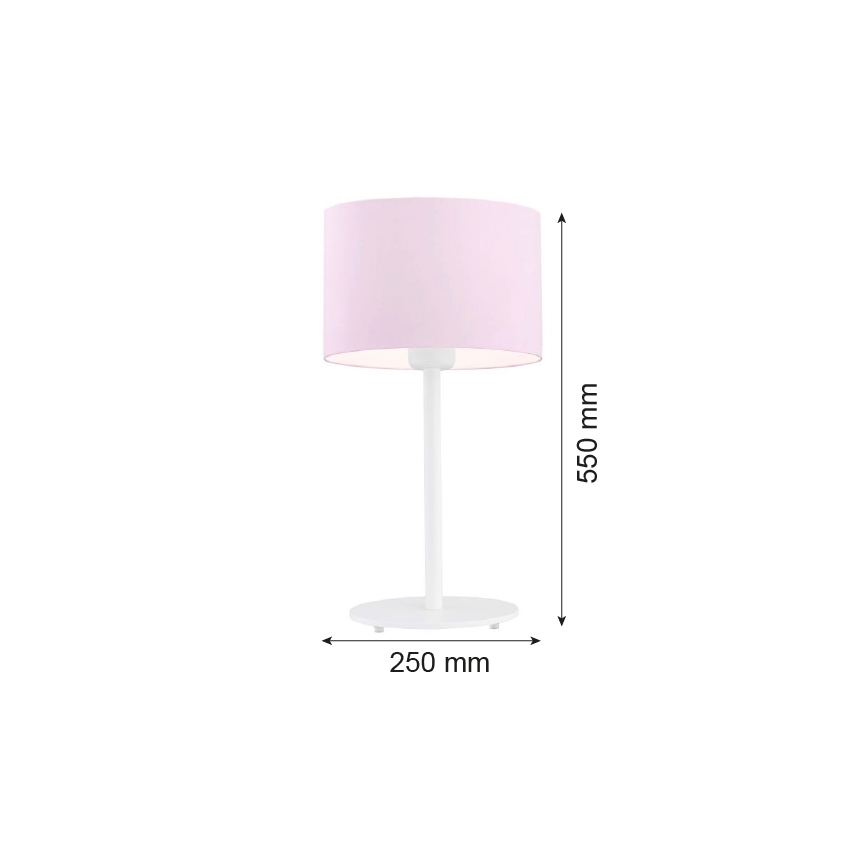 Argon 4128 - Lámpara de mesa MAGIC 1xE27/15W/230V rosa/blanco