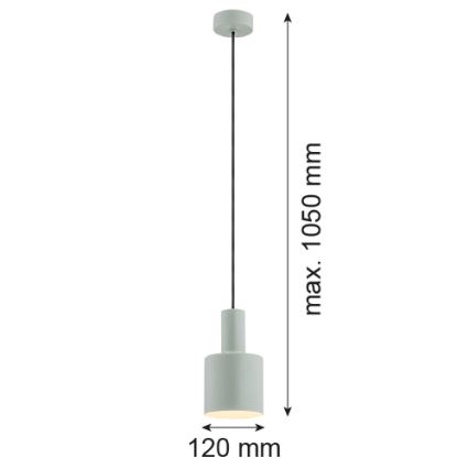 Argon 4217 - Lámpara colgante SINES 1xE27/15W/230V diá. 12 cm verde