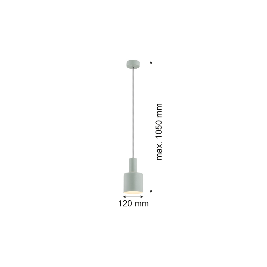 Argon 4217 - Lámpara colgante SINES 1xE27/15W/230V diá. 12 cm verde