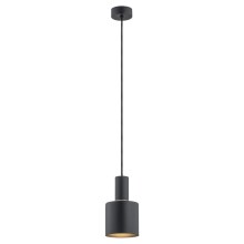Argon 4219 - Lámpara colgante SINES 1xE27/15W/230V diá. 12 cm negro