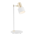 Argon 4256 - Lámpara de mesa DORIA 1xE27/15W/230V blanco/cobre