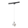 Argon 4312 - Lámpara colgante para sistema de riel NET 1xE27/15W/230V blanco