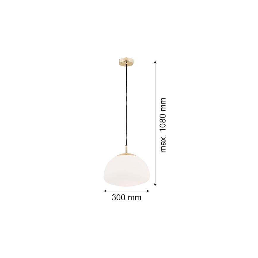 Argon 4316 - Lámpara colgante de luces de cable TRINI 1xE27/15W/230V cobre