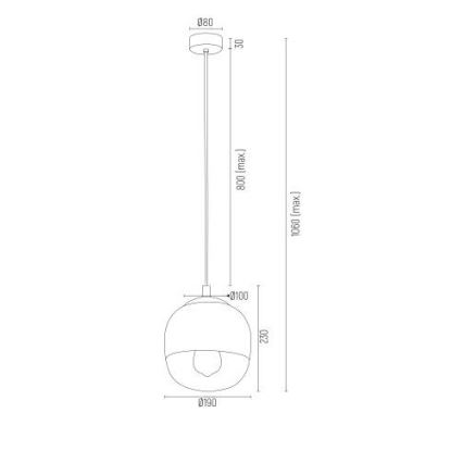 Argon 4676 - Lámpara colgante BALTIMORE 1xE27/15W/230V cromo brillante