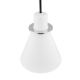 Argon 4681 - Lámpara colgante BEVERLY 1xE27/15W/230V blanco/cromo brillante