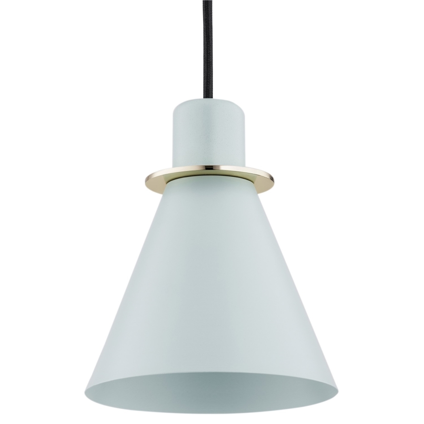 Argon 4682 - Lámpara de araña BEVERLY 1xE27/15W/230V azul/dorado