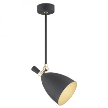 Argon 4686 - Lámpara de araña CHARLOTTE 1xE27/15W/230V negro/dorado
